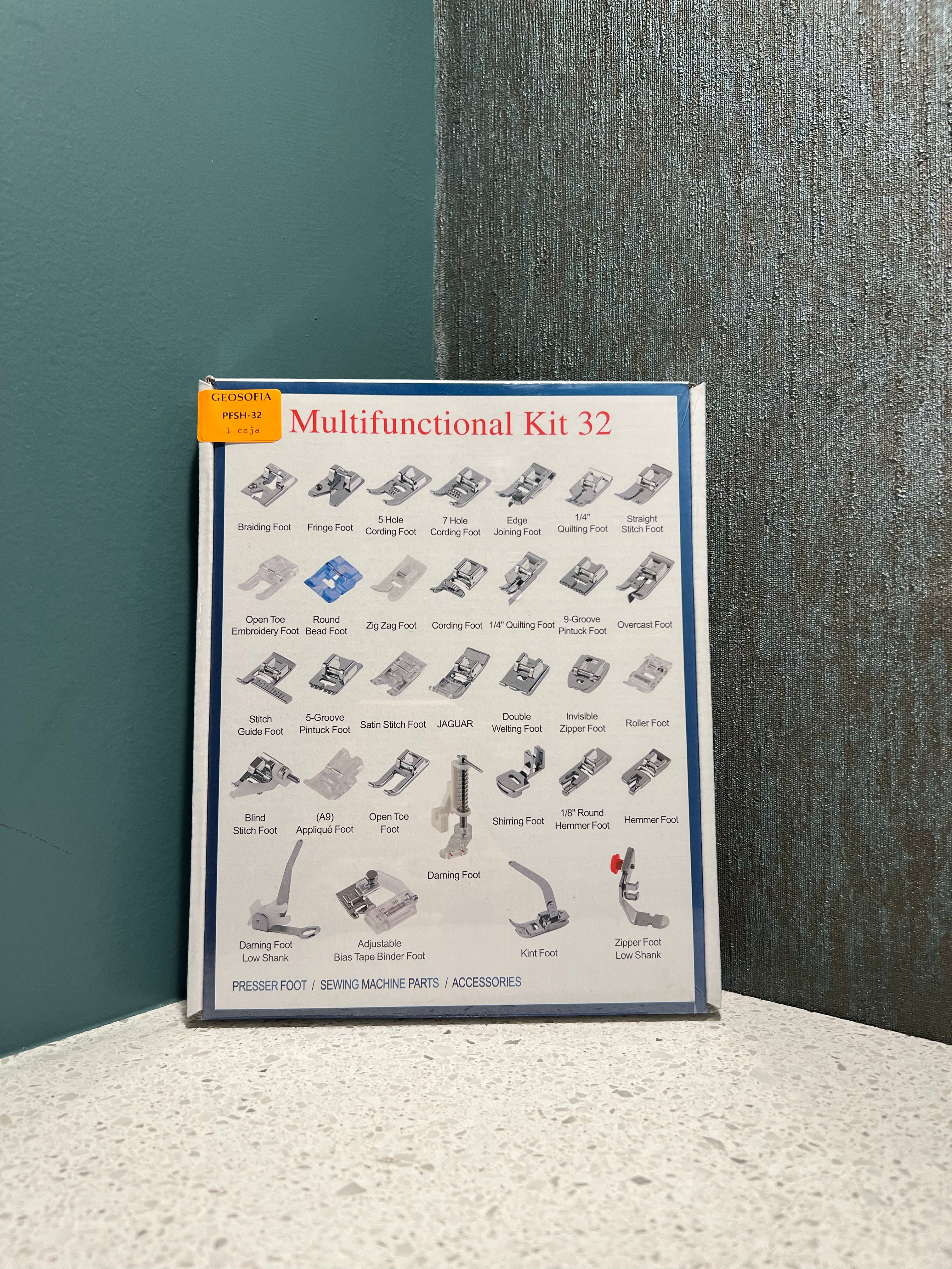 Kit de 32 Pies Prensatelas