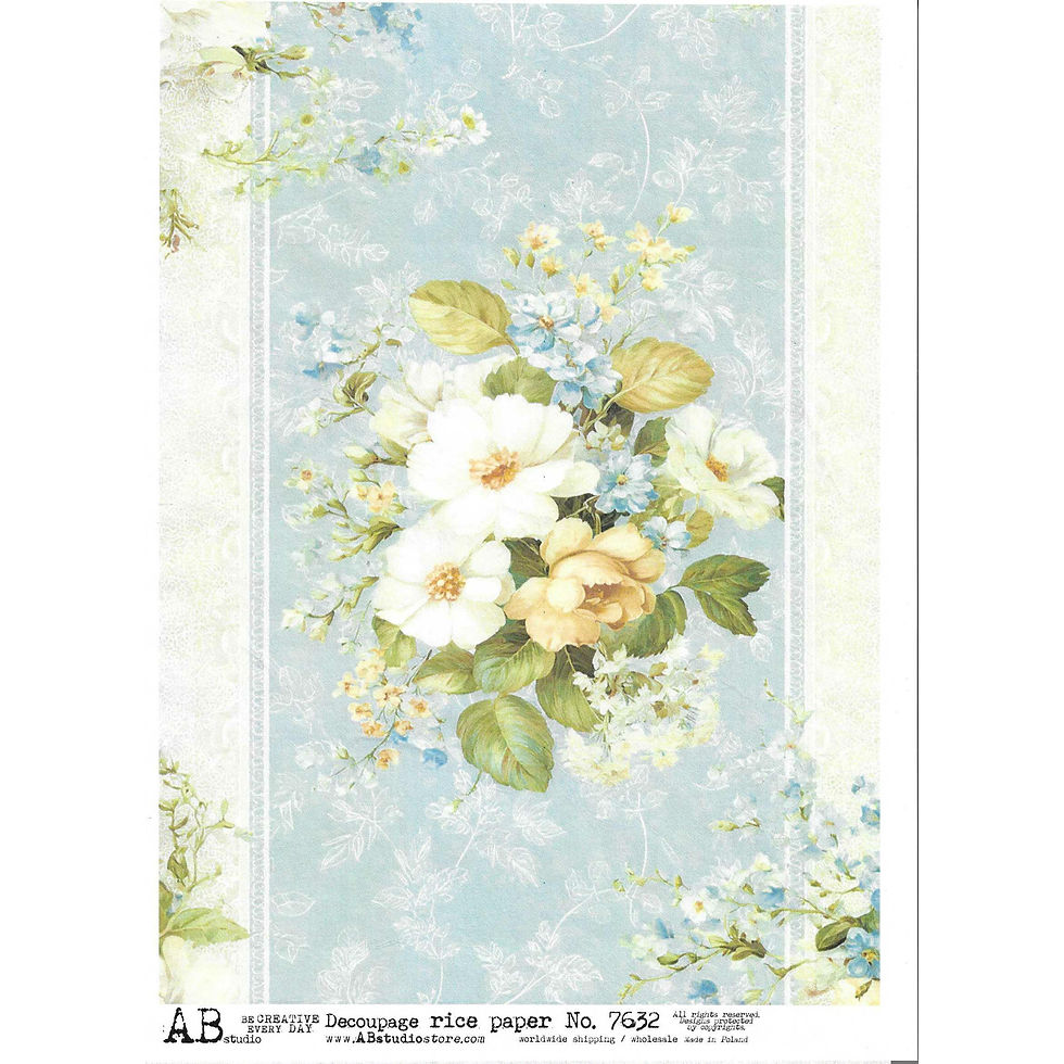 Rice Paper - Floral Bouquet