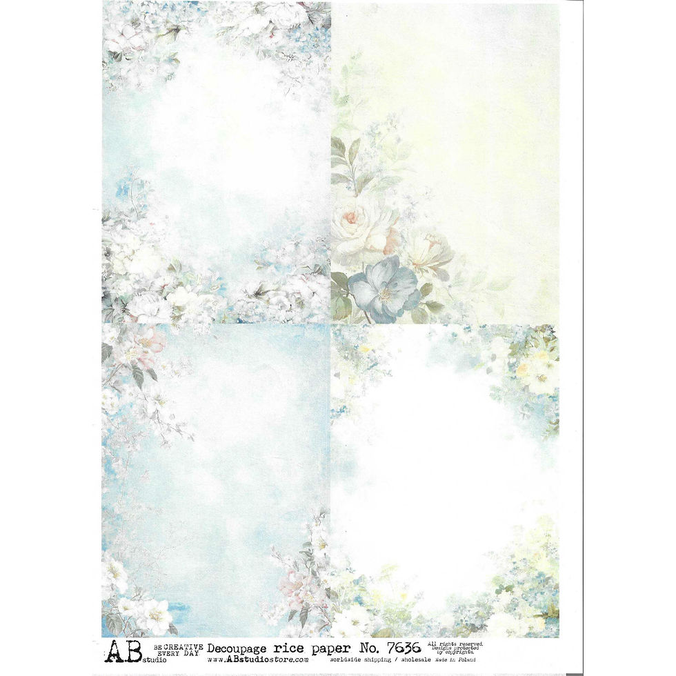 Rice Paper - Floral Backgrounds
