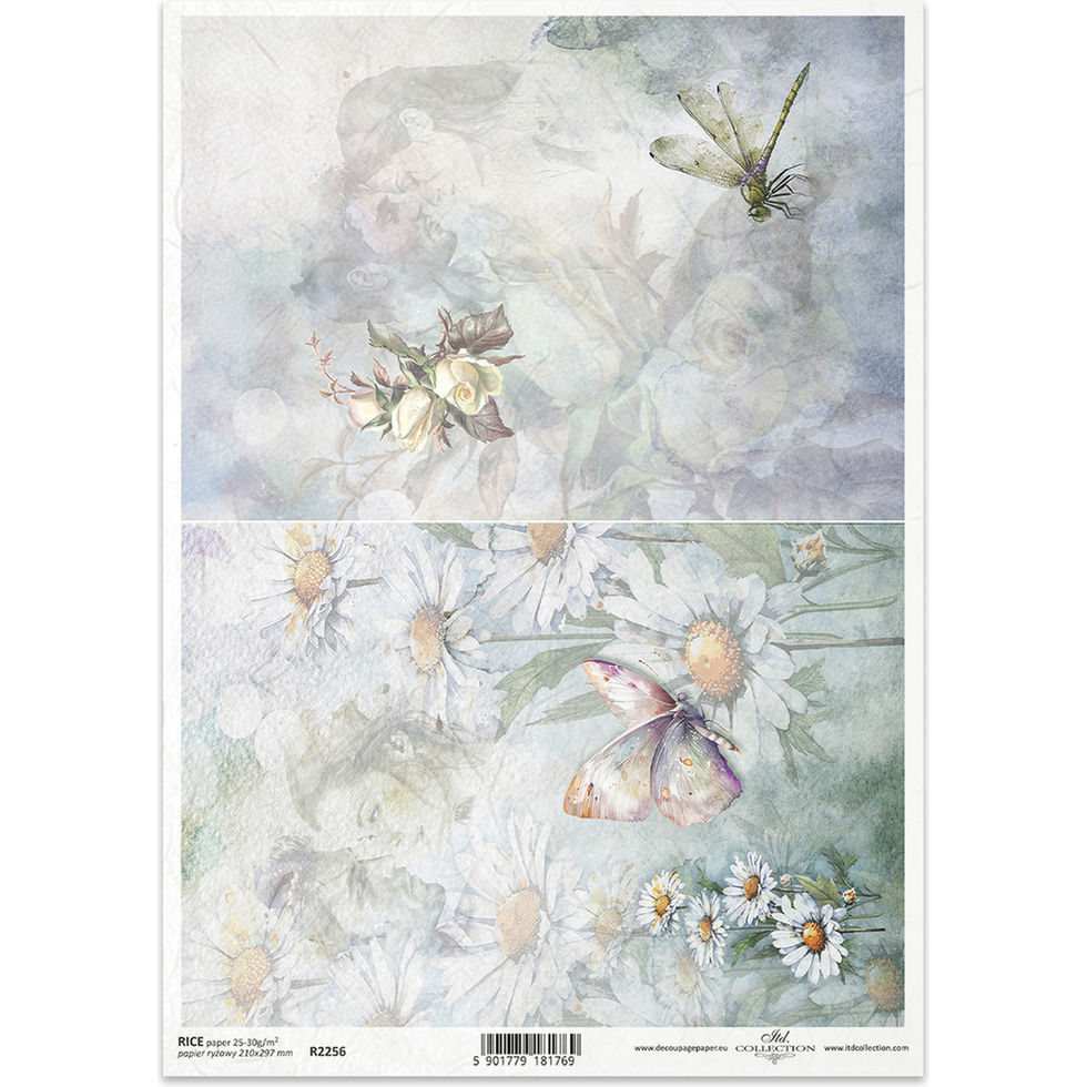 Rice Paper - Romantic Floral