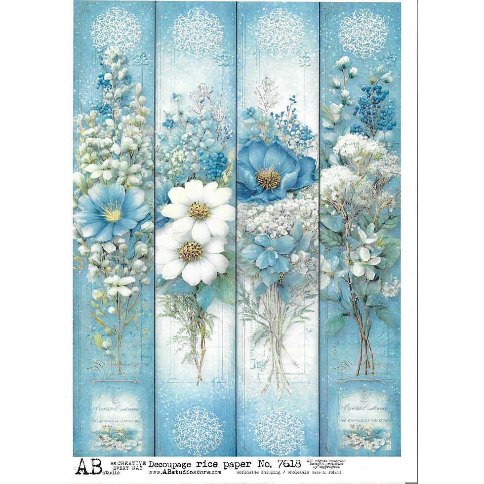 Rice Paper - Floral Panels