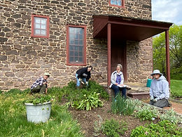 Morlatton Village Herb Bed Volunteers
