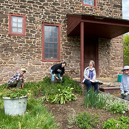 Morlatton Village Herb Bed Volunteers