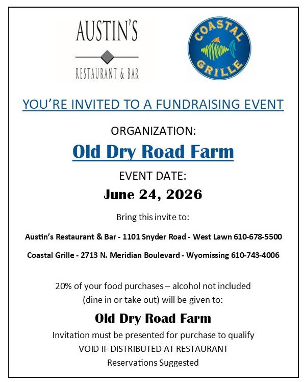Fundraiser at Local Austin's and Coastal Grill