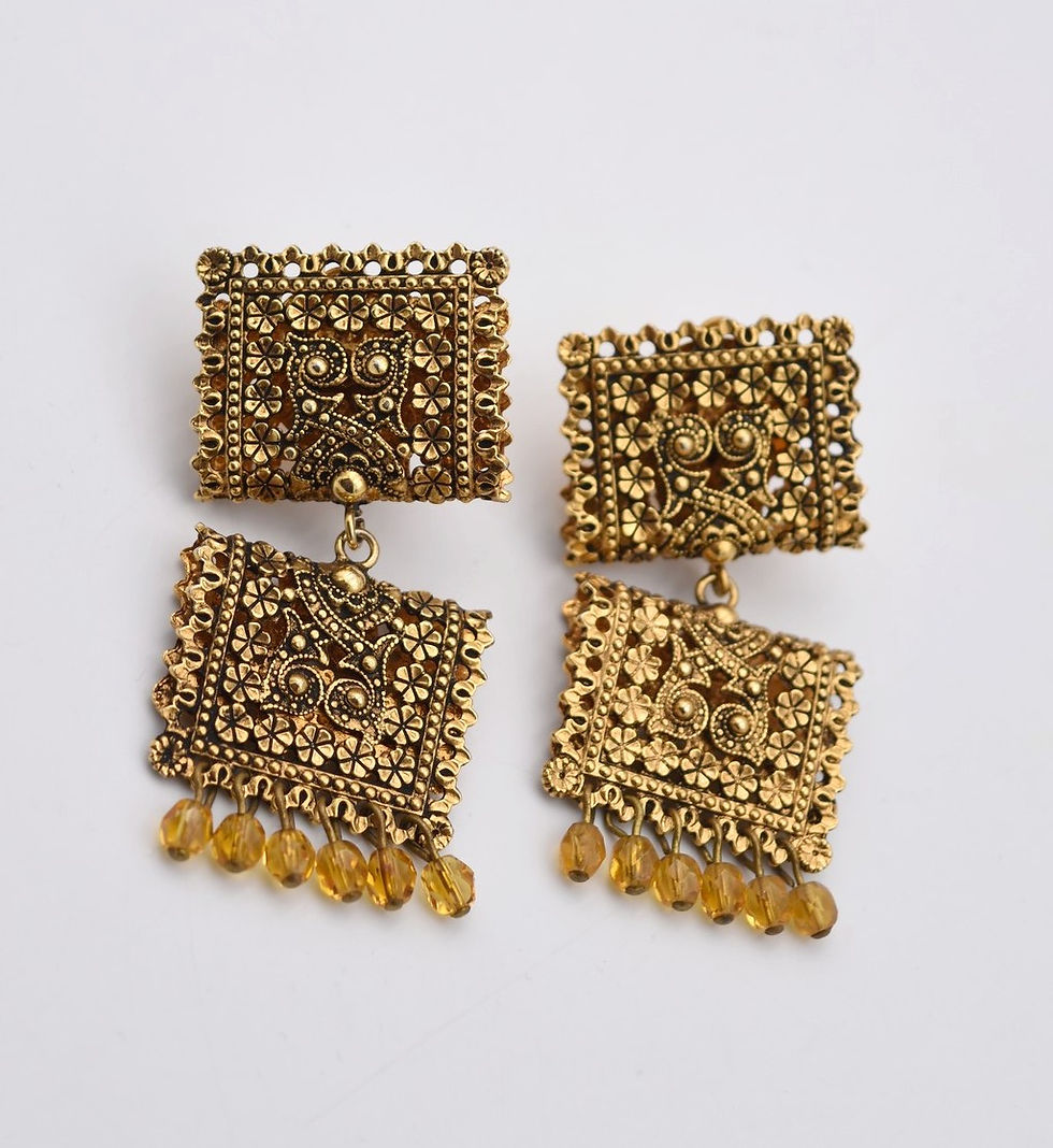 Paire de boucles d'oreilles à clips vintage Taratata