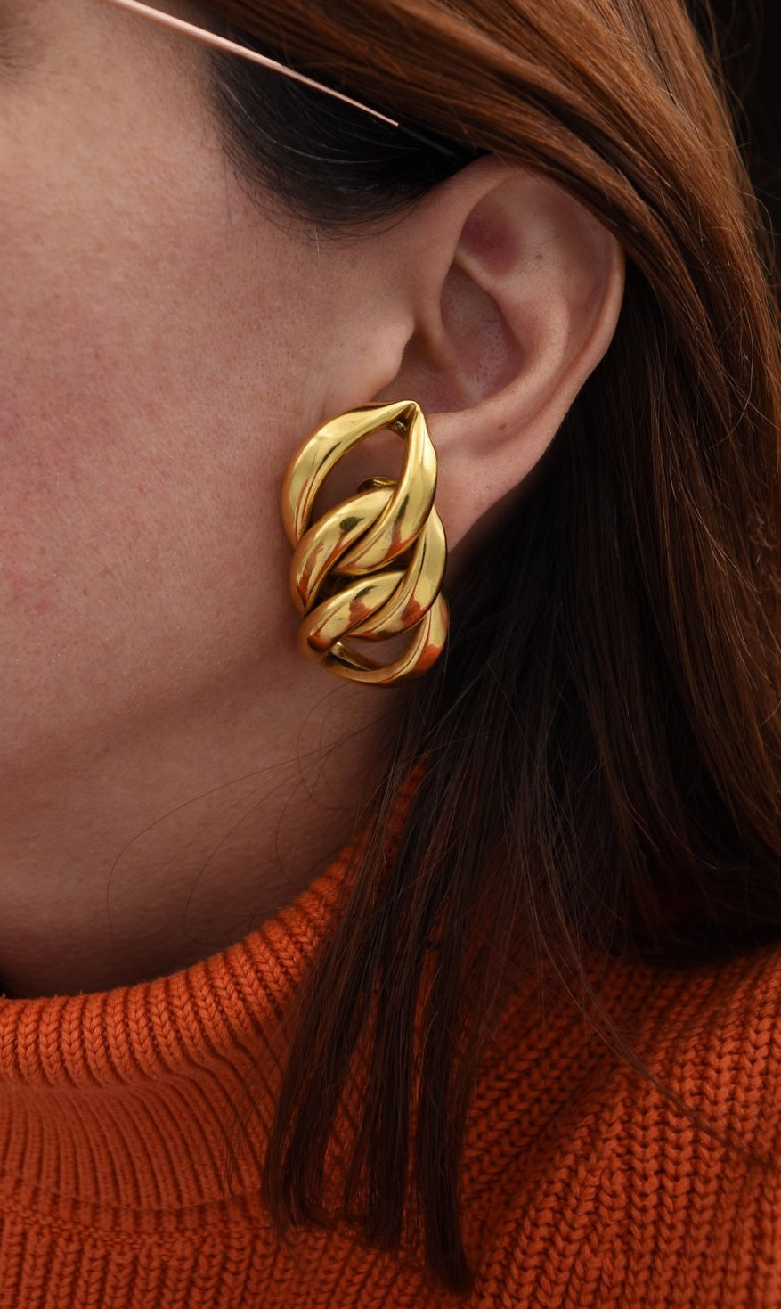 Miniature : boucles vintage Zoé Coste Réminiscence Cocagne de sort bijoux