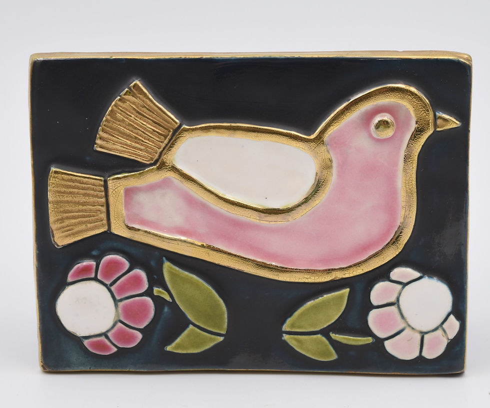 Miniature : Boite Mithé Espelt à décor d'oiseau Cocagne de sort