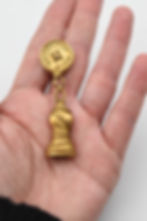 Broche pin's vintage Balenciaga Paris made in France Cocagne de sort bijoux