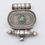 Miniature : Ancien pendentif Gau Tibet Népal argent turquoise Cocagne de sort bijoux ethniques
