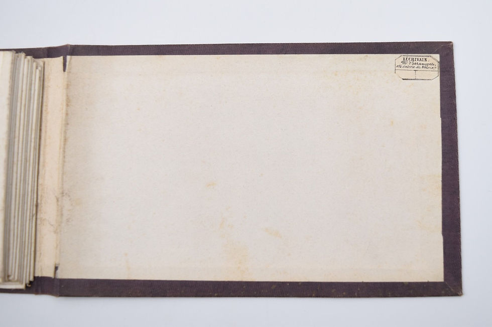 Miniature : Panorama Les Boulevards de Paris vers 1855 Paul Lancel imprimeur Lemercier