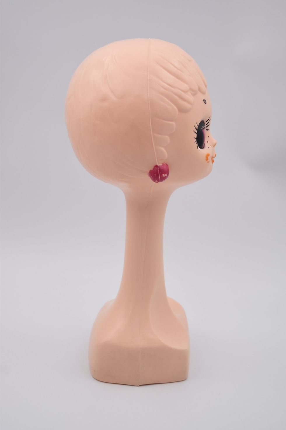 Miniature : Tête à chapeau Twiggy vintage années 60 / 70