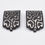 Miniature : Paire de clips de revers Art Déco 1920 1930 travail tchèque 1925 costume cinéma