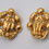 Miniature : Paire de boucles d'oreilles à clips vintage Yves Saint Laurent