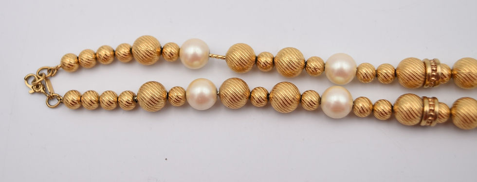 Miniature : Collier vintage Monet Cocagne de sort bijoux vintage