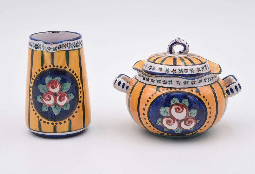 faïence Alfred Renoleau Angoulême Art Déco Cocagne de sort brocante Barbentane