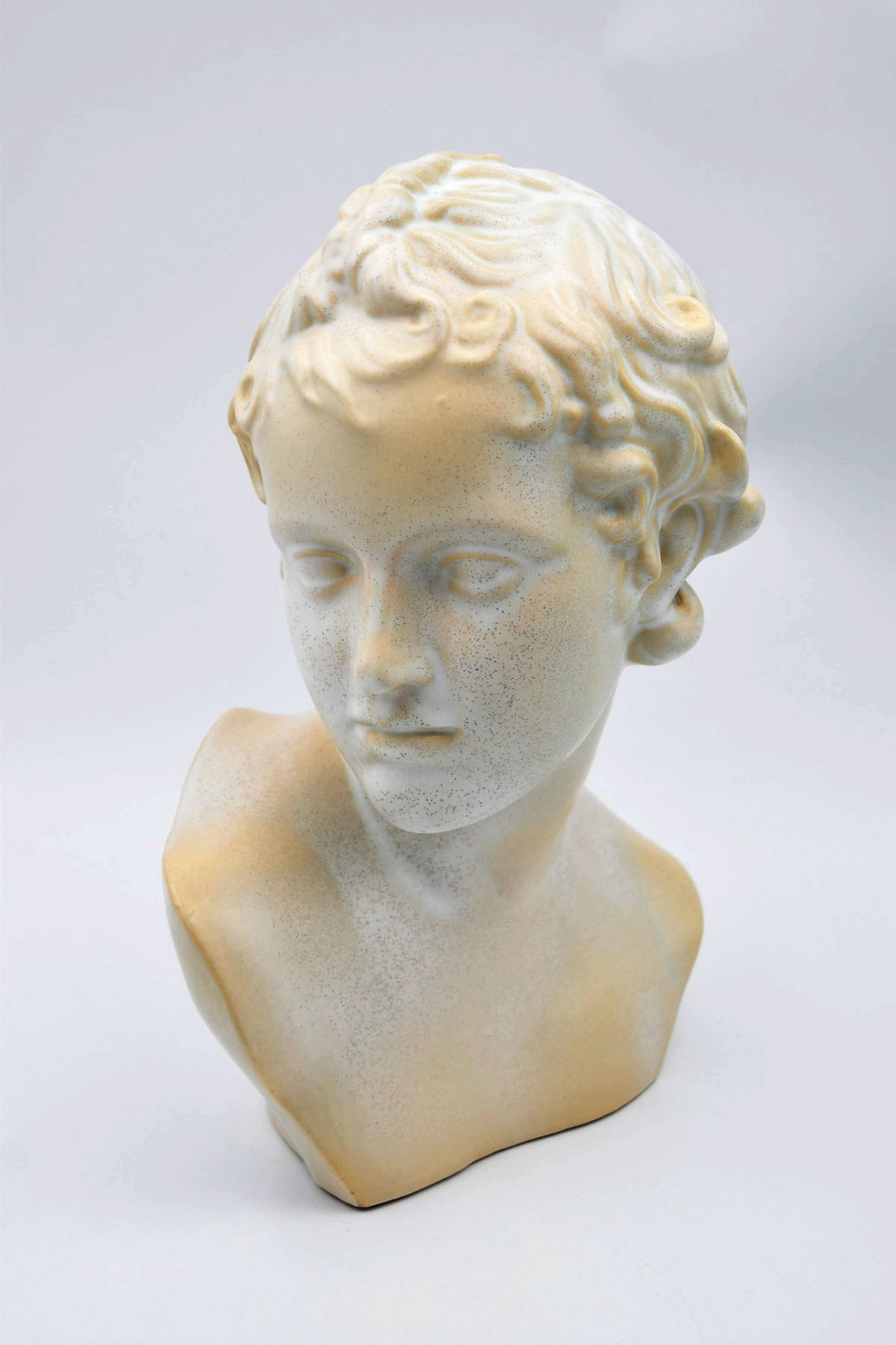 Buste d’Éros en céramique grès flammé Cocagne de sort