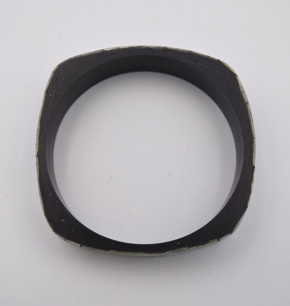 Thumbnail: Bracelet vintage mosaïque de nacre