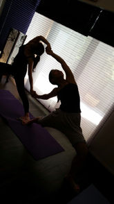 京都祇園家門プライベートレッスン。コンディショニング系プログラム・ペアーストレッチ。高麗人参 IBA.JAPAN 山上雅子