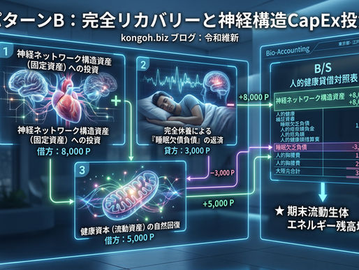 バイオ簿記の仕分けイメージ