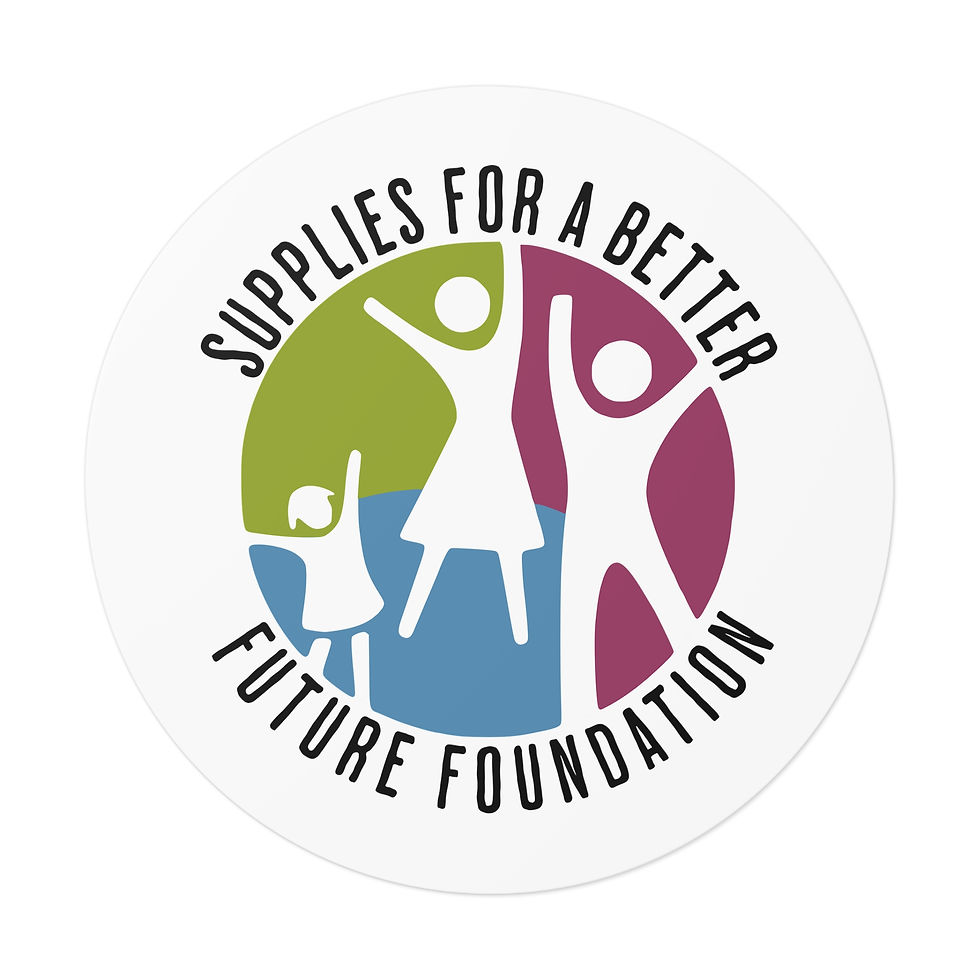 Thumbnail: Inspirational Round Vinyl Stickers - Supplies for a Better Future Foundation