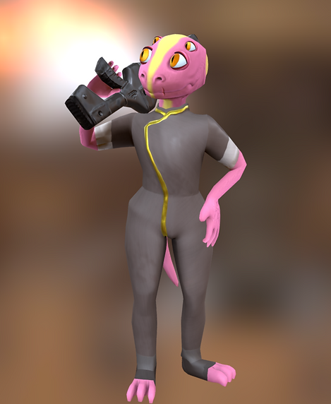 3D Render, Aurra the Bounty Hunter