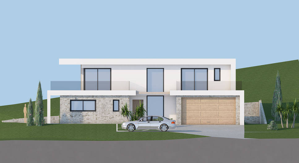 Villa H - Façade Nord