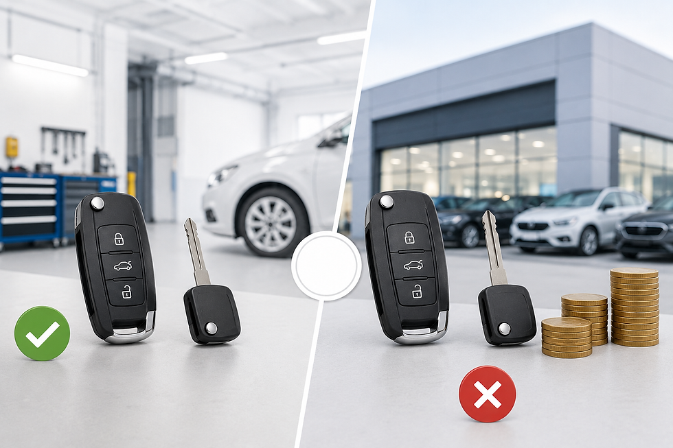 Automotive Locksmith vs Main Dealer for Replacement Car Keys: What’s the Difference?