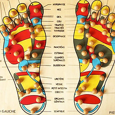 Planche de réflexologie