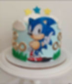 Super Sonic Theme Cake