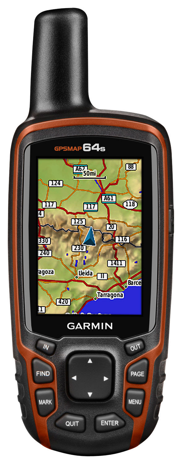 Garmin GPSMAP 64s 2.6" Handheld GPS with Built-in Bluetooth - Orange