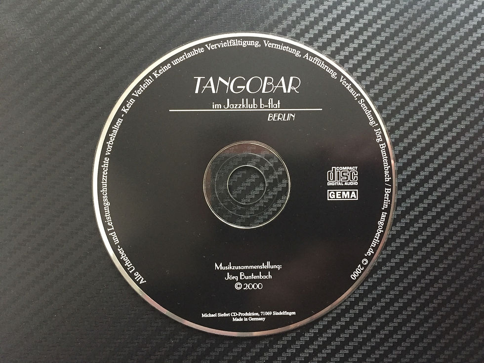 CD Tangobar im Jazzklub b-flat, Berlin aus dem Jahr 2000