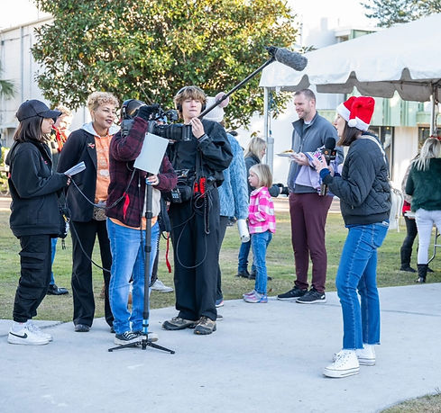 McKenzy Bowers directing and producing the Winter Park Christmas Parade 