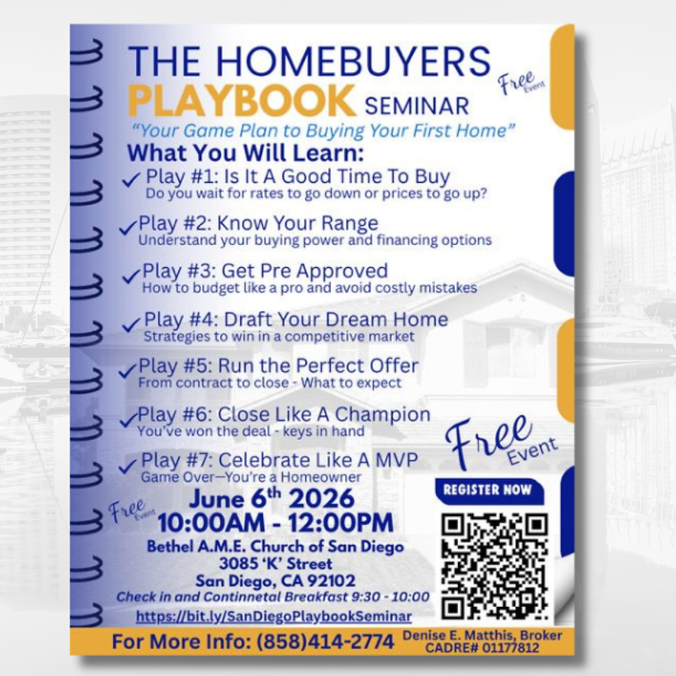 The Homebuyer's Playbook Seminar