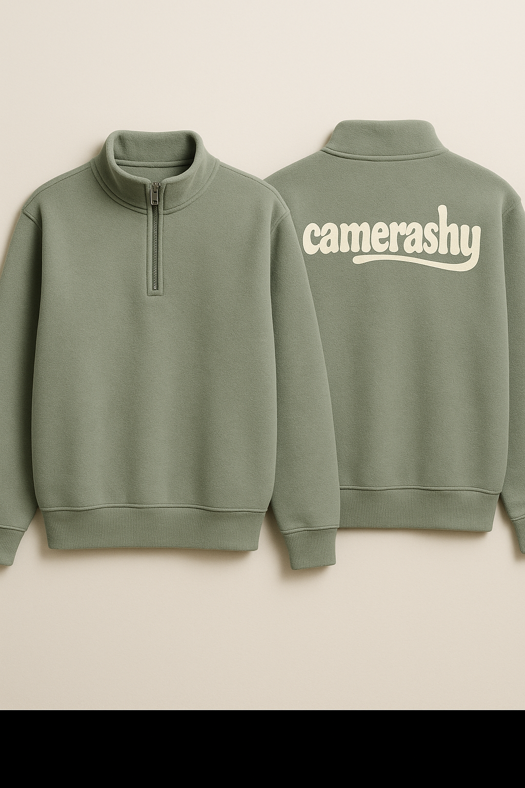 I'M SHY, ZIP UP.