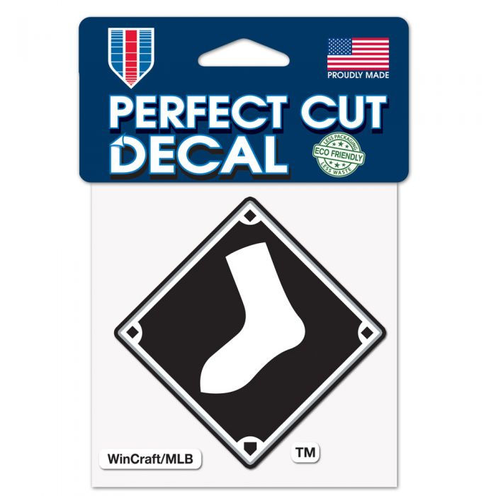 White Sox Perfect Cut Color Decal 8X8