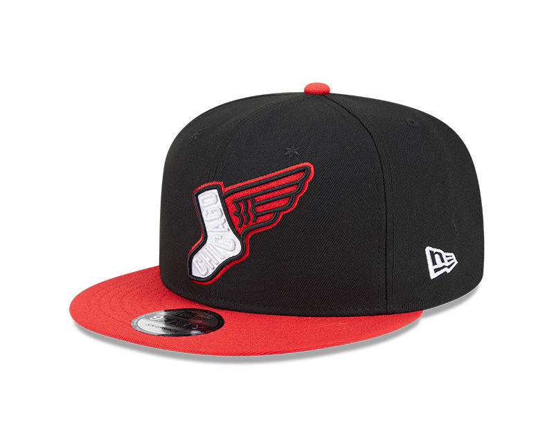 Black cap red visor 2025 City Connect logo