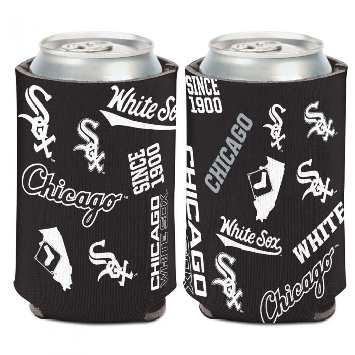 CHICAGO WHITE SOX SCATTER CAN COOLER 12 OZ.