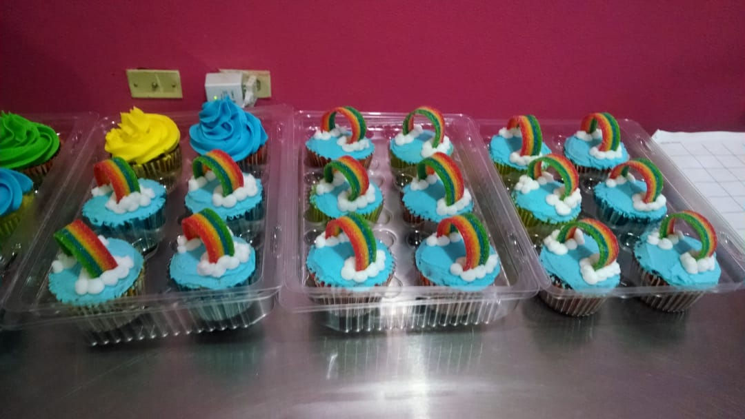 Cupacake arcoiris