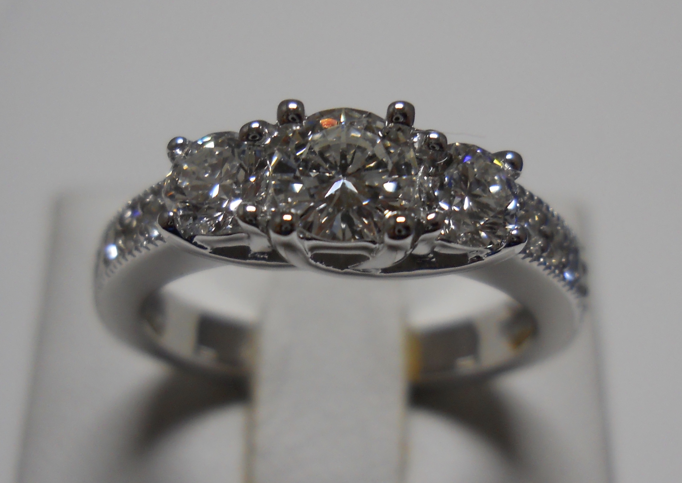 White Gold Diamond Engagement Ring