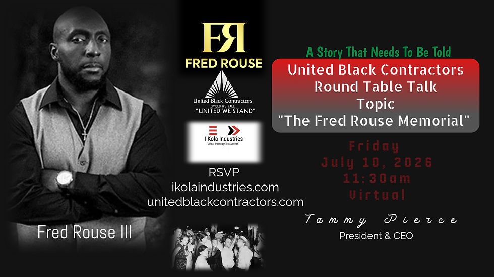 Construction Round Table Fred Rouse Memorial