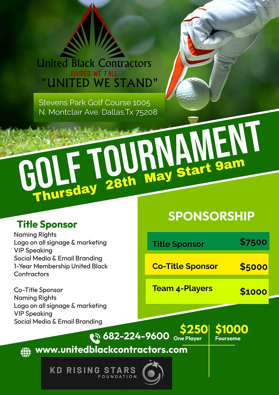 United Black Contractors  5th Annual Golf Tournament
