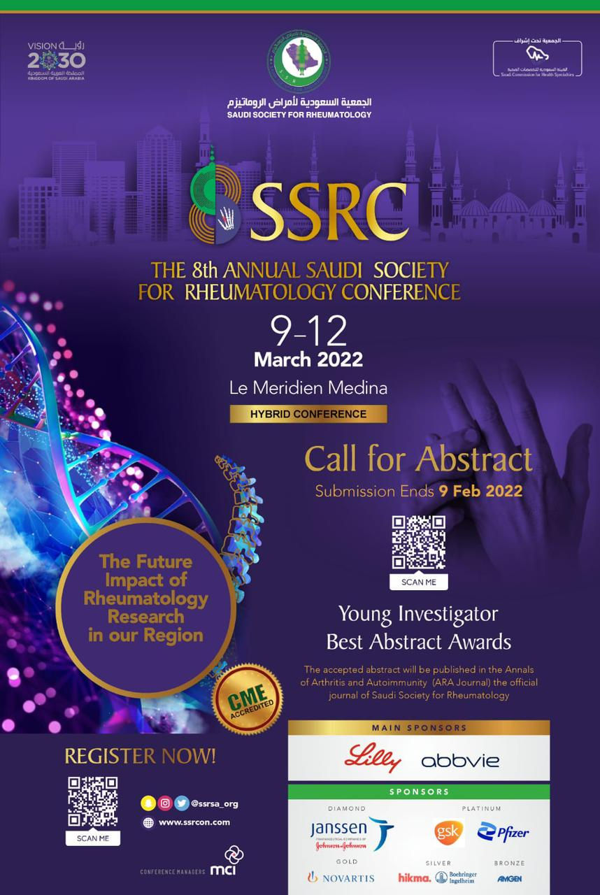 The 8th Annual Saudi Society For Rheumatology Conference