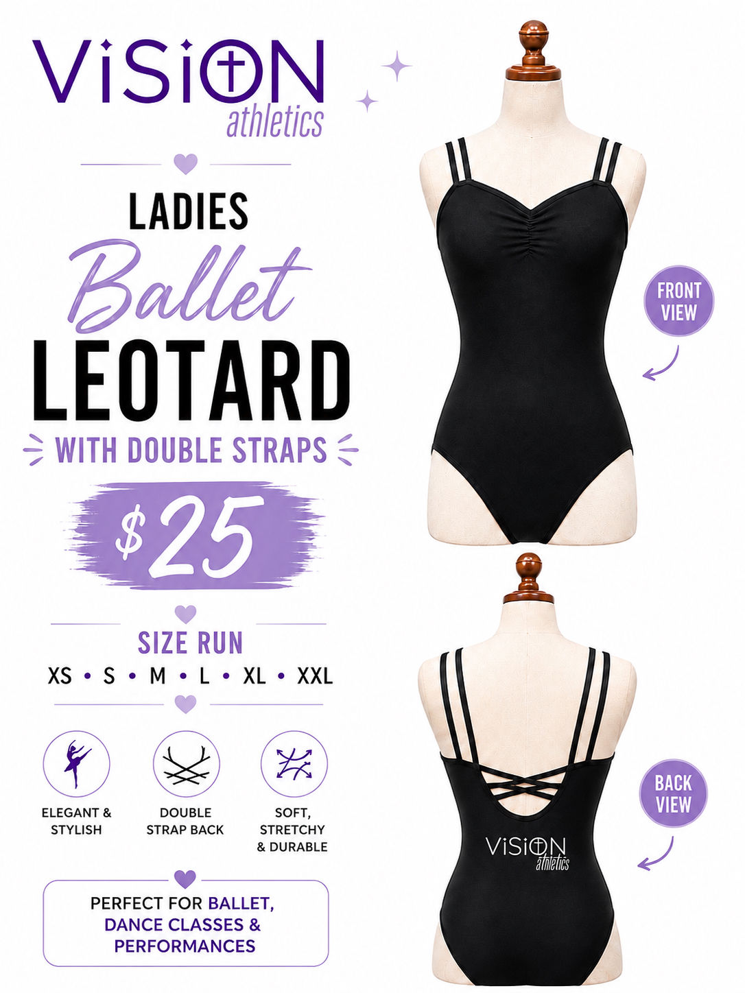 Ladies Ballet Leotard
