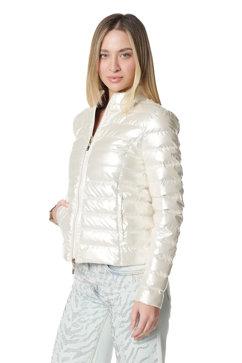 Miniatura: Piumino RIMO_DOUBLE M/L Double Face con Zip più Tasche Superlight