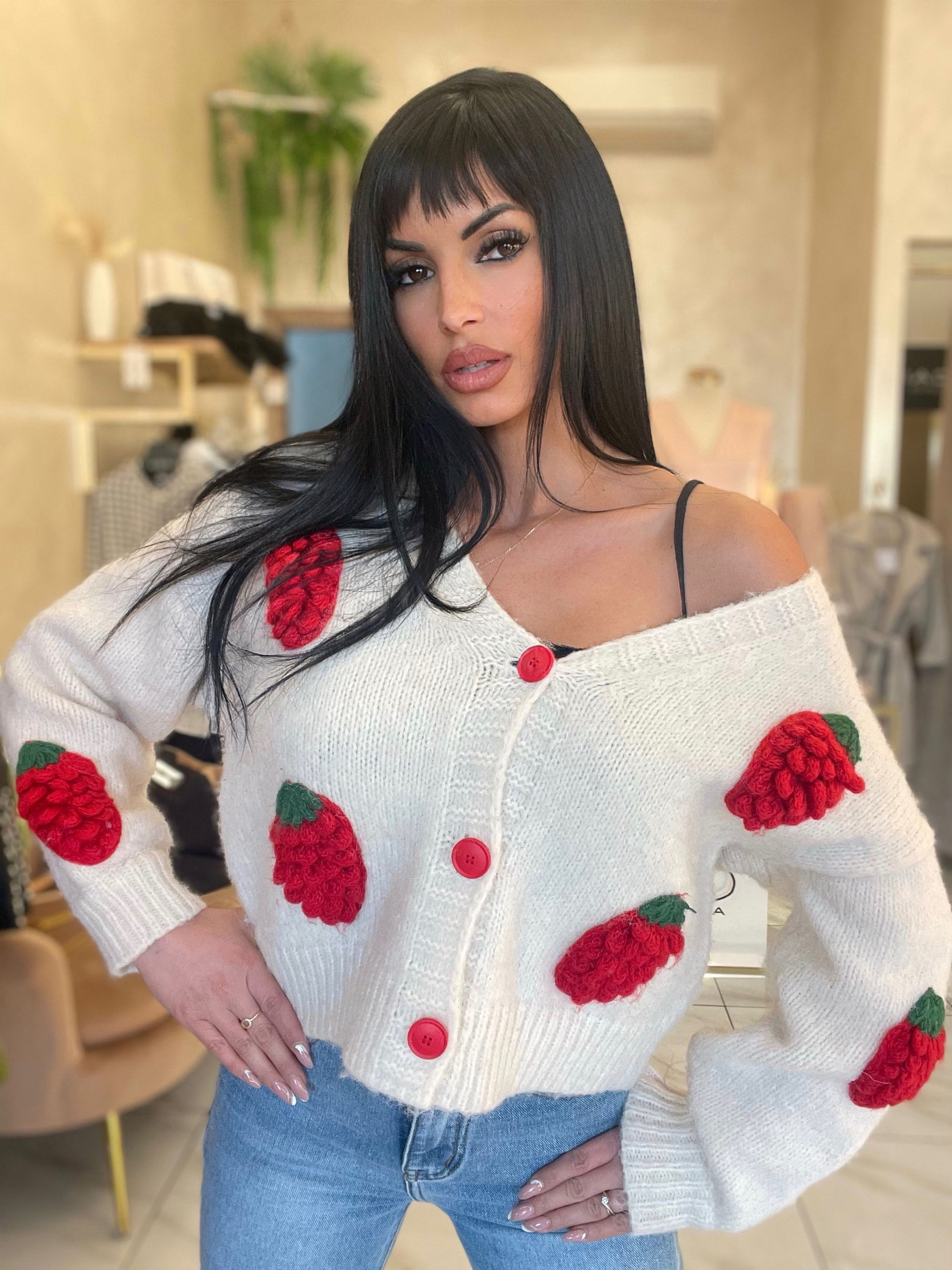 Cardigan Fragola 🍓 