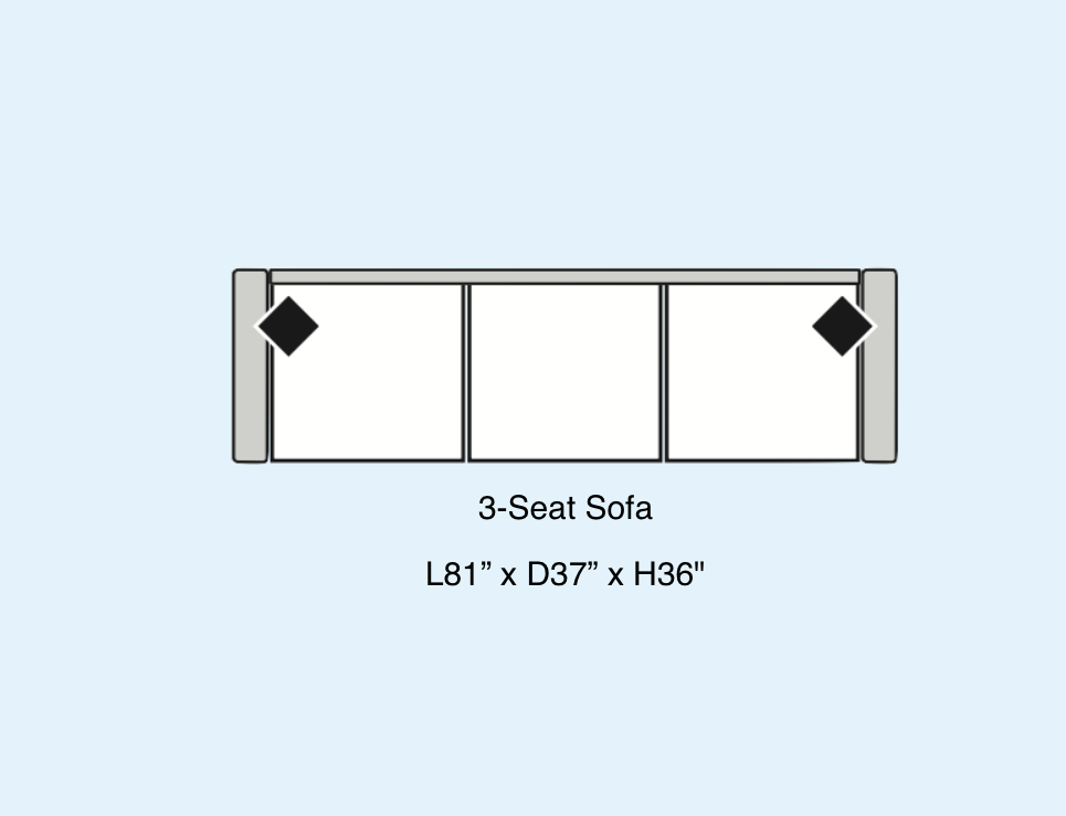 Thumbnail: Milo 3-Seat Sofa (Product Price as Shown)