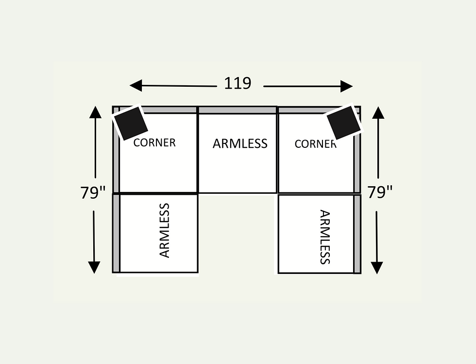 Thumbnail: Kali Slipcovered Sectional (As Shown in Photo)