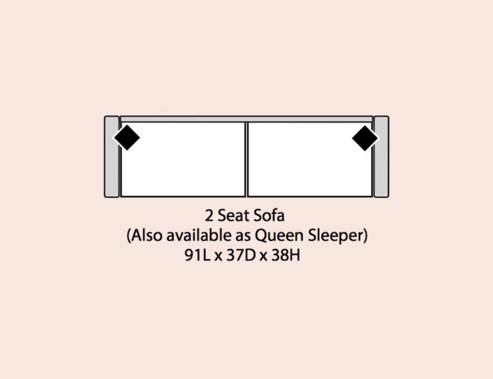 Thumbnail: Amherst 2 Seat (Product Price as Shown)