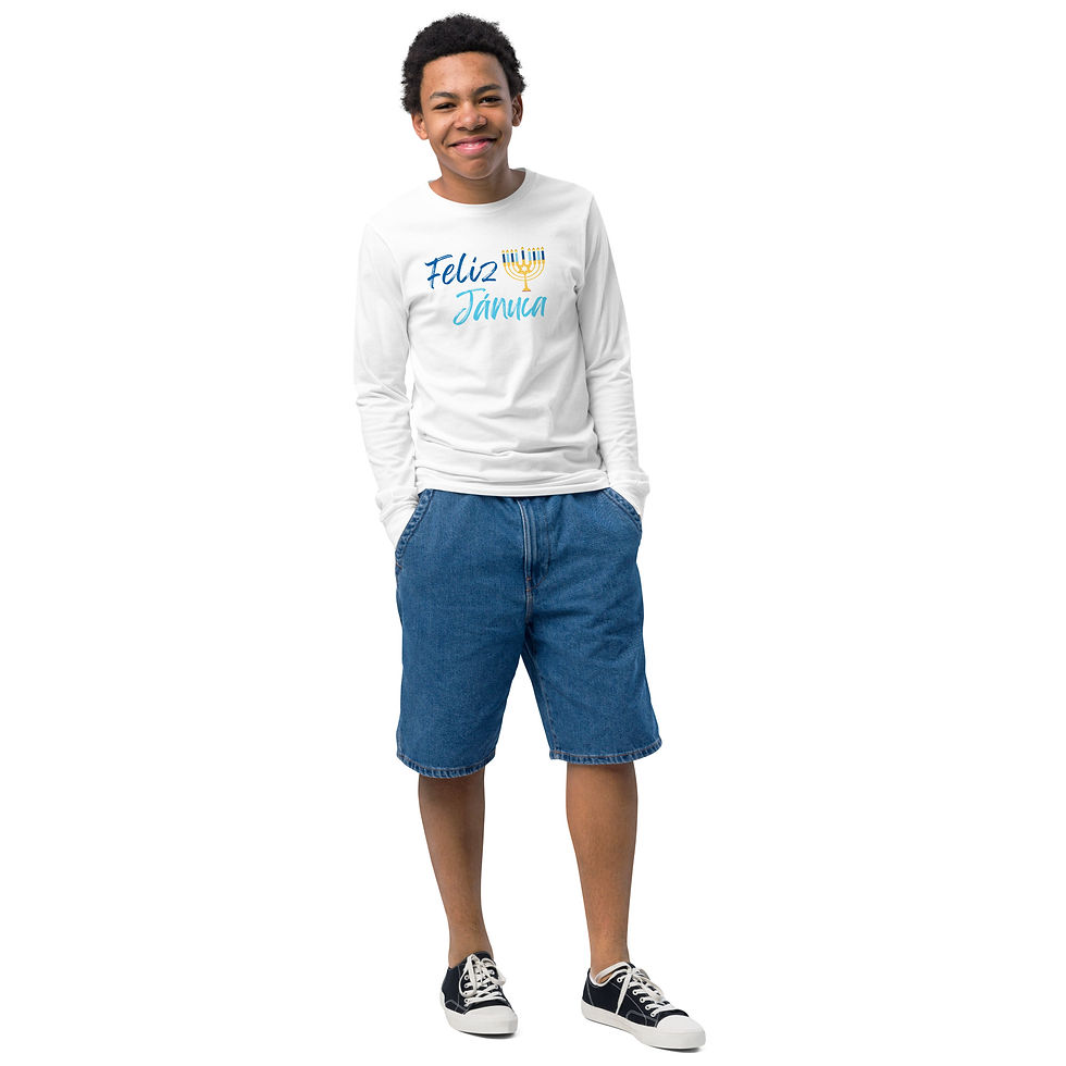 Thumbnail: Youth Long Sleeve Feliz Jánuca