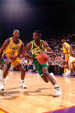 Sedale Threatt and Gary Payton